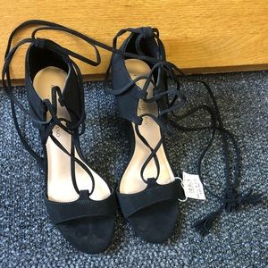 Black stiletto heels